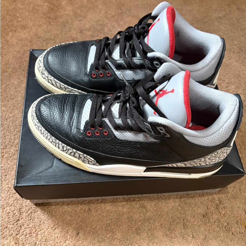 Jordan 3 Black Cement Size 11
